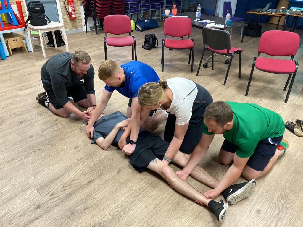 First aid training in progress in Fife